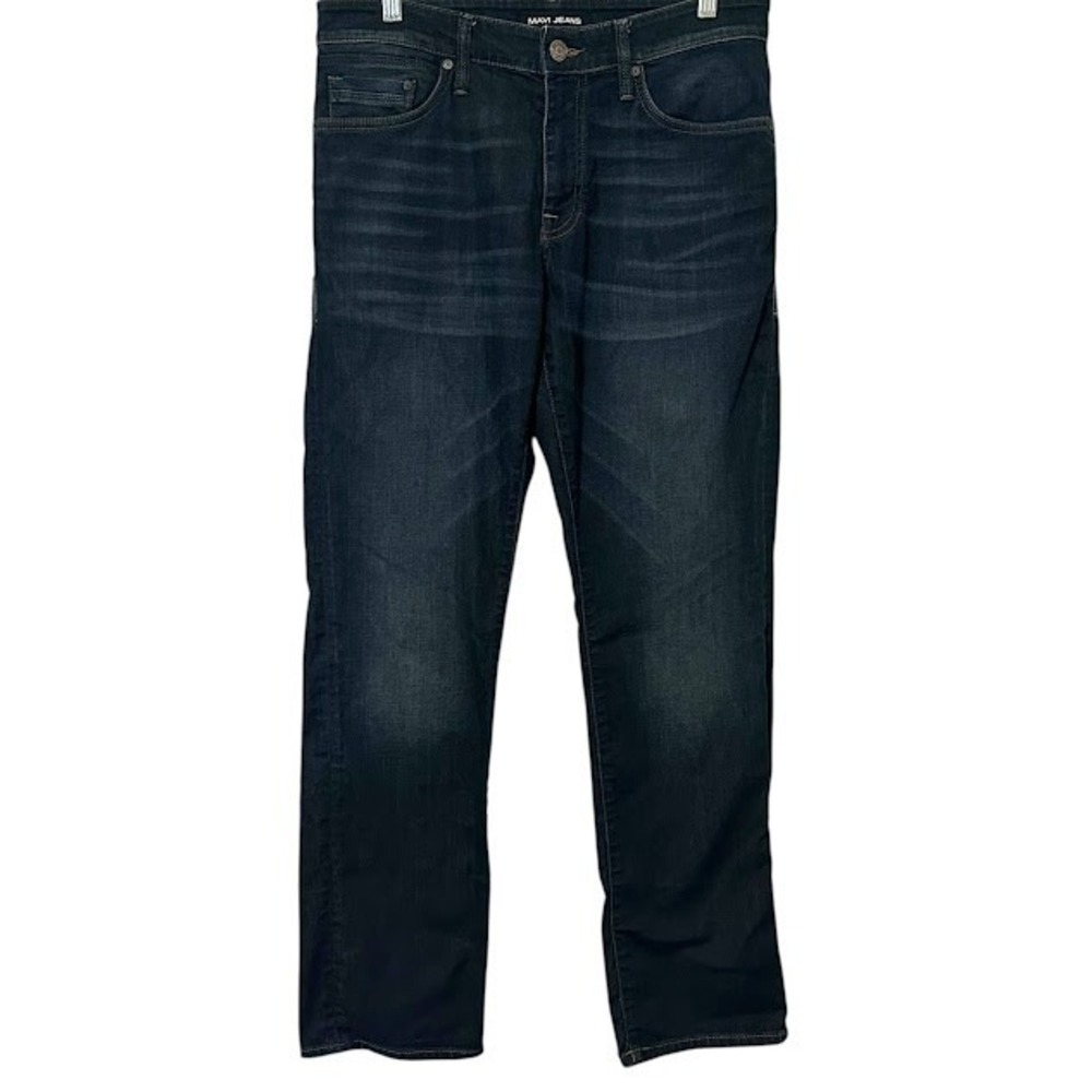 Mavi Denim Myles Straight Leg‎ Dark Wash Stretch Jeans Mens 32 x 32